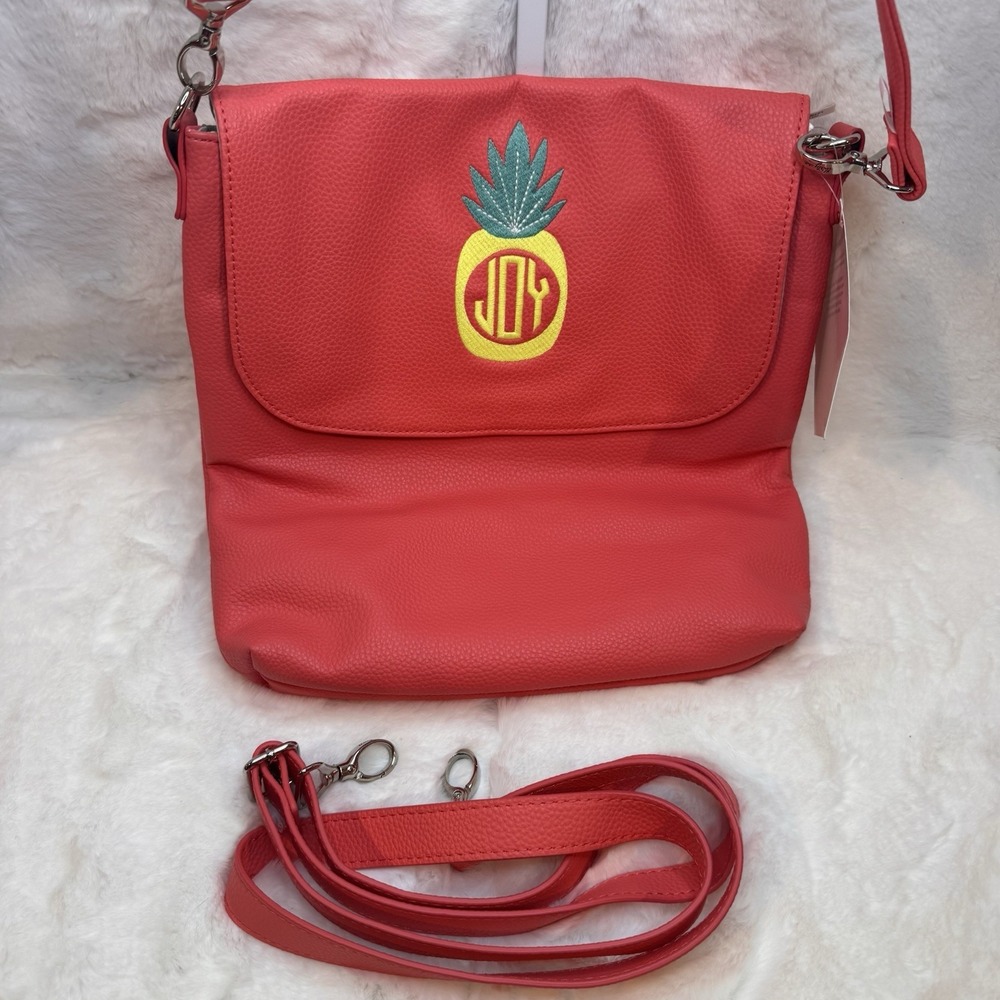 Studio Thirty One Calypso Coral Pebble Purse ~ BOTH Shoulder & Crossbody Straps